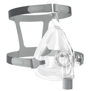 Full Face CPAP Mask Model F5 With Cushion Frame And Headgear, Reliable Seal For All Night Use