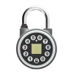 Oklok Fingerprint Padlock, Bluetooth-compatible Pad Locks with Code, Water Resistant Smart Padlocks, Suitable for Gym, Sports Facilities, Bicycles, Schools, Luggage