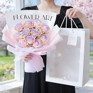 Unicorn Flower Bouquet Gift Set, Unique Unicorn Design Floral Arrangement, Perfect Birthday & Valentine's Day Present for Her