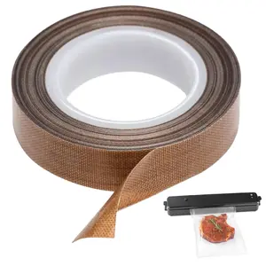 Impresa PTFE Teflon Heat Seal Tape - Replaces Strips & Vacuum Seal Tape - Barrier & Vac-Pack Heat Strip Replacement - Fits Impulse & Vacuum Models - 1/2 in X 30 Ft, 1 Piece Impresa Products
