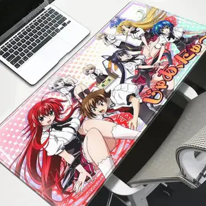 High School DxD Anime Mouse Pad 80×30cm, Smooth Speed Desk Mat, Computer Table Decoration, Non-Slip Keyboard Desk Pad, Gaming & Office PC Laptop Accessories