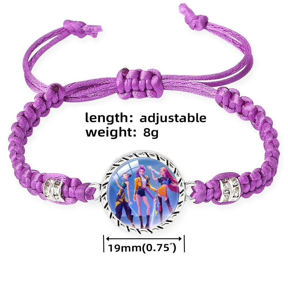 K-Pop Demon Huntersr Style Adjustable Braided Bracelet — Trendy Couple & Friendship Jewelry. A Stylish Bracelet Perfect For Gifting To Friends, Besties, Partners, or Family Members. K-Pop Demon Huntersr Style Adjustable Braided Bracelet — Trendy Couple & Friendship Jewelry. A Stylish Bracelet Perfect For Gifting To Friends, Besties, Partners, or Family Members.