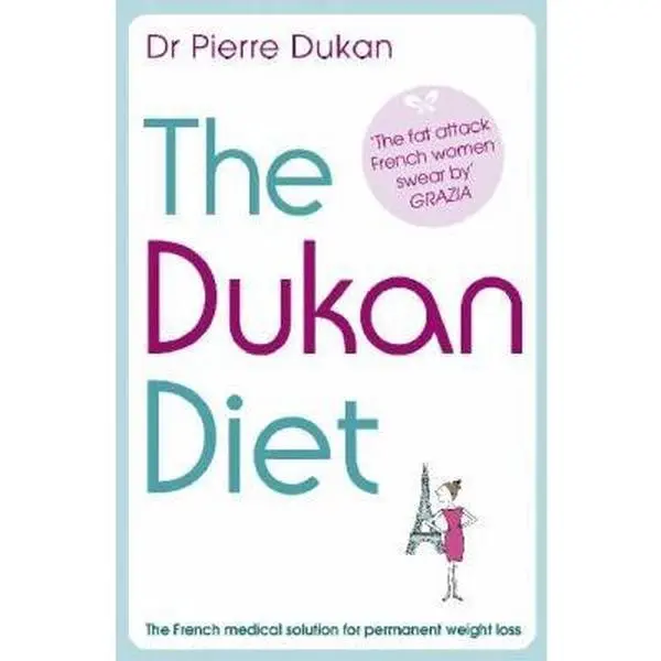 USED Book - The Dukan Diet: The French Medical Solution for Permanent Weight Loss by Pierre Dukan (Paperback) - english