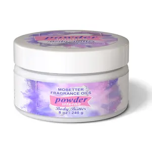 MOBETTER FRAGRANCE OILS Powder Intense 8 Oz Body Butter for Unisex