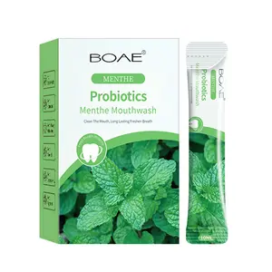 BOAE Mint Antibacterial Fresh Mouthwash, Disposable Portable Cleaning Mouthwash