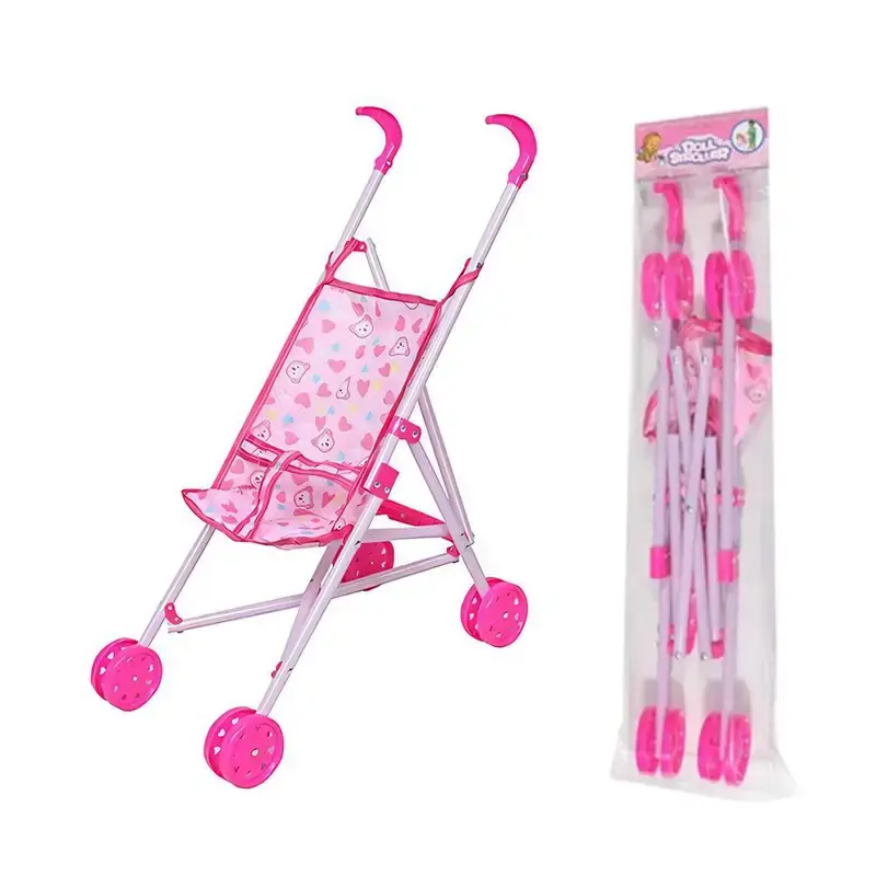 Toys For 1 Year Old Toys For 9 Year Old Boys Pretend Play Foldable Doll Stroller Toddler Learning Toy Girls' Imagination Booster