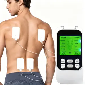 Rechargeable Muscle Stimulator 30 Modes Levels, Rechargeable Muscle Massager Machine for Neck, Back, Shoulder Pain Relief`