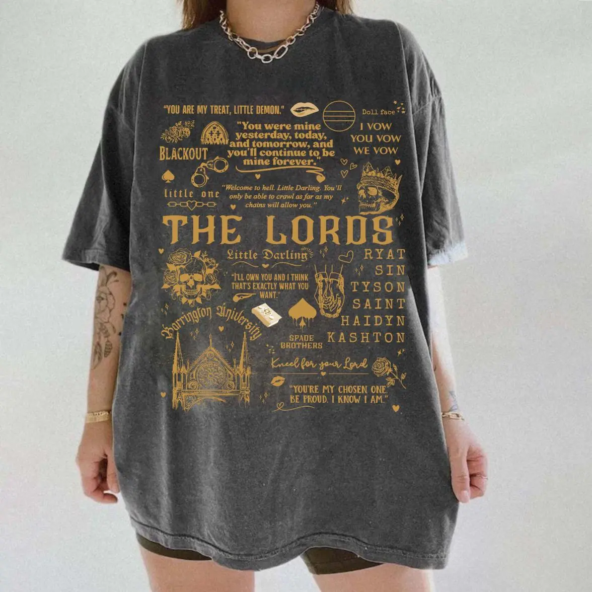 L.O.R.D.s Series Sweatshirt, I Vow You Vow We Vow T-Shirt, Chaotic New Book Shirt, Dark Romance Bookish Fan Gift, Soft Cotton Blend, Breathable Comfort, Wardrobe Staple, For Any Season