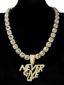 Rhinestone Decorated Necklace for Women & Girls, Fashion Jewelry for Party, Daily Clothing Decor, Trendy All-match & Exquisite Jewelry for Birthday Gift