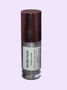 Sacred Plum Hydrating Lip Gloss Sheer Lilac-Plum Gloss with Sweet Almond Oil & Fractionated Coconut Oil for Smooth Glossy Finish 5ml
