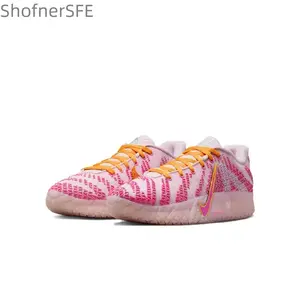 Pink Retro Anti-Slip Wear-Resistant Basketball Shoes for Enthusiasts Stylish Comfortable and Durable