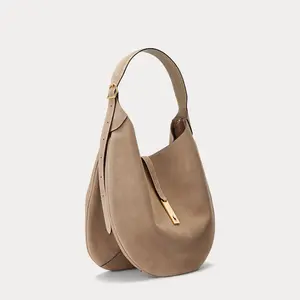 Polo Ralph Lauren - Polo ID Suede Large Shoulder Bag