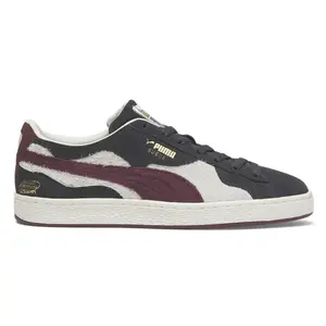 PUMA Mens Suede Camowave Wal Deeply Rooted Lace Up Sneakers Shoes Casual - Grey, White