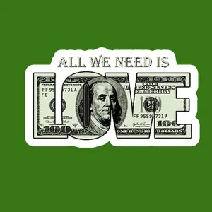 All We Need Is Love Dola Sticker