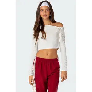 Winona Asymmetric Tie Top