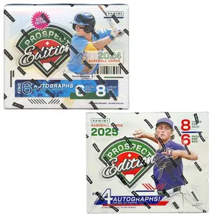 1254 BASEBALL,  2024 PROSPECT EDITION HOBBY BOX + 2025 PROSPECT EDITION HOBBY BOX, 10 AUTOGRAPHS