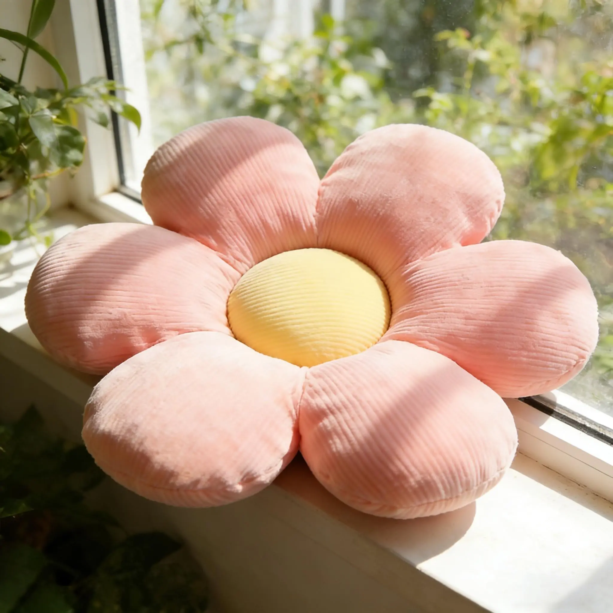 Sunflower Pillow Small Daisy Seat Cushion, Flower Office Mat, Car Seat Pad, Home Decor, Festival Gift, Birthday Party Supplies