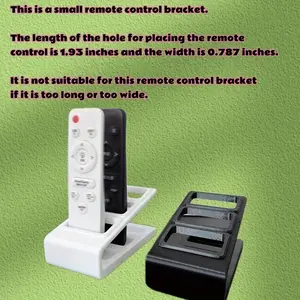 Small Remote Control Holder with Three Compartments, Desktop Storage Box for TV Remotes, Makeup Brushes, and Pens, Space-Saving Organizer, Desk Organizer Tidy