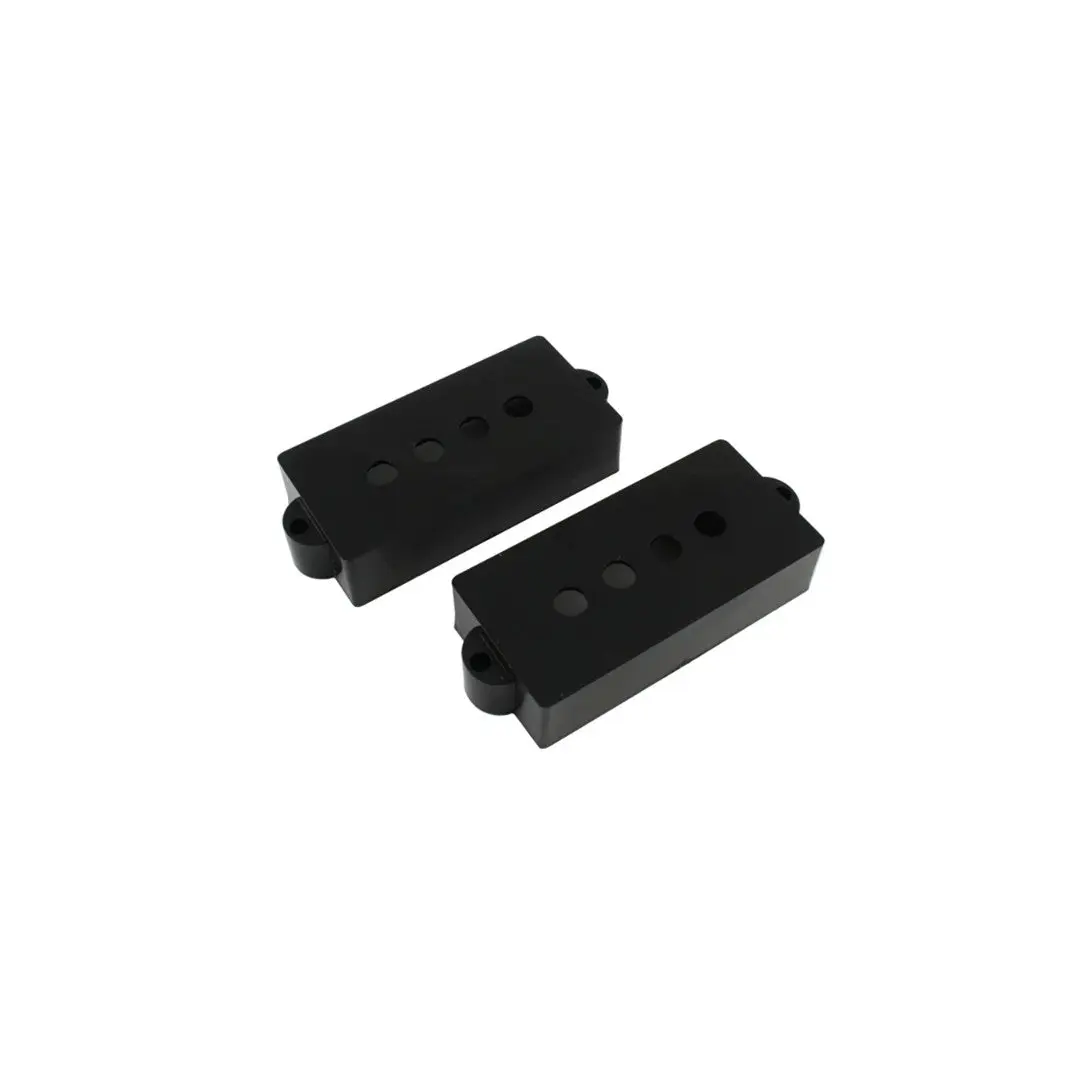 Allparts 2-Pcs Pickup Cover Set for P. Bass, Guitar & Bass Accessories
