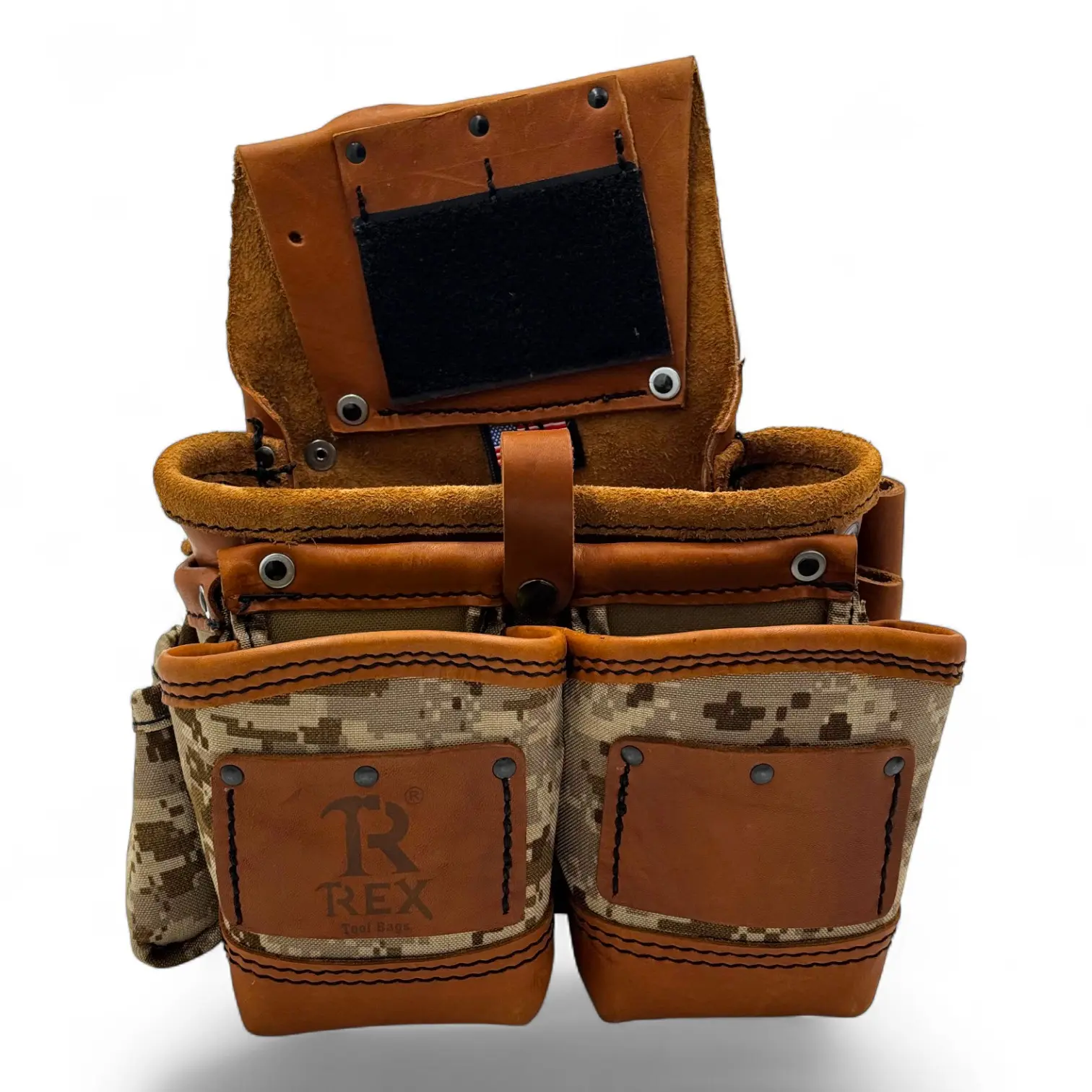 Rex Tool Bags Leather Fastener Pouches GEN. CARP. (5 Bags)