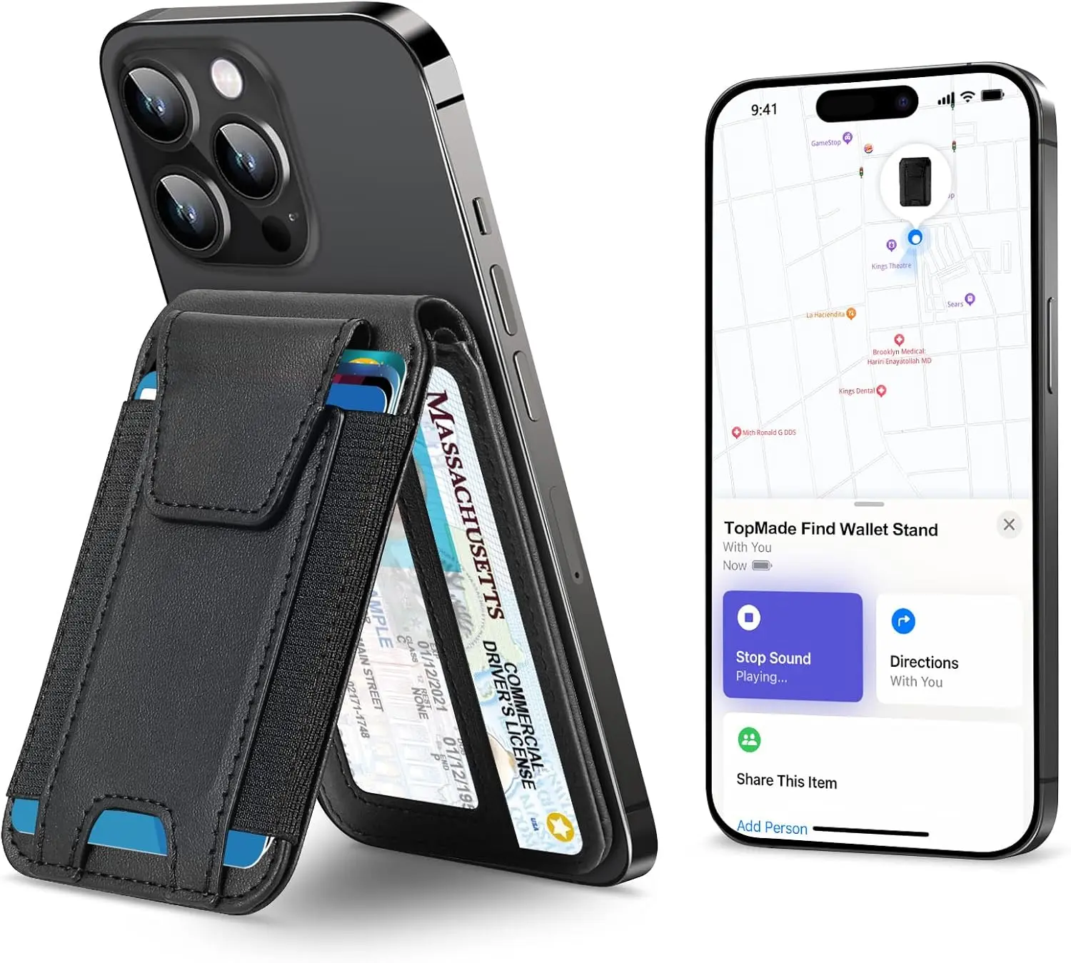 Magsafe Trackable Magnetic Wallet