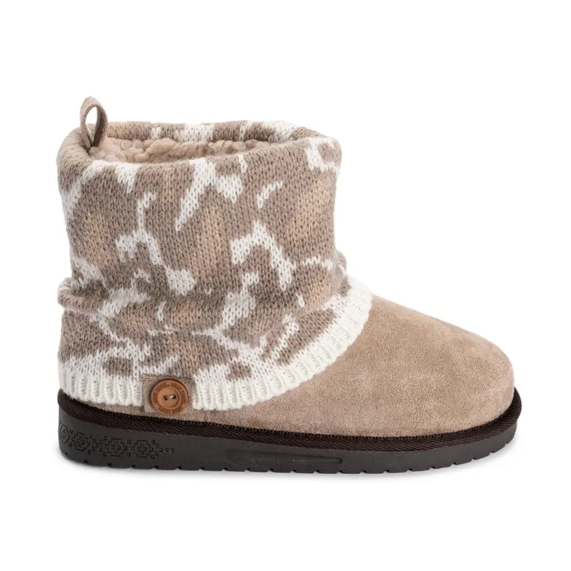 Women's Classic Knit Ankle Boots - Stylish Footwear for Women