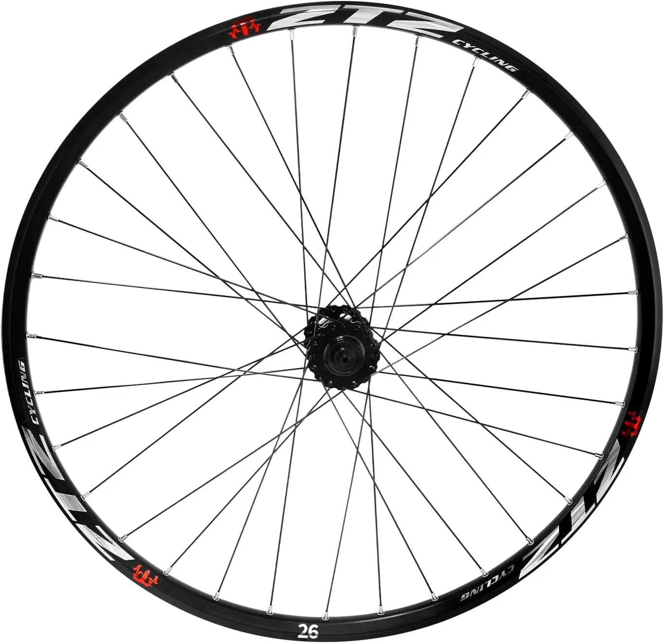ZTZ 26"/27.5"/29" Mountain Bike Wheelset，Ultralight Aluminum Alloy Rim 32H High Strength Bike Wheels， Quick Release Disc Brake MTB Wheel Set， Compatible 7-12 Speed Cassette