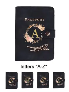 Multi-Card Slot Passport Holder, Travel Document Holder, Durable PU Leather RFID Blocking Wallet, Travel Essential for Men & Women, Outdoor Adventure Accessory, Travel Accessories