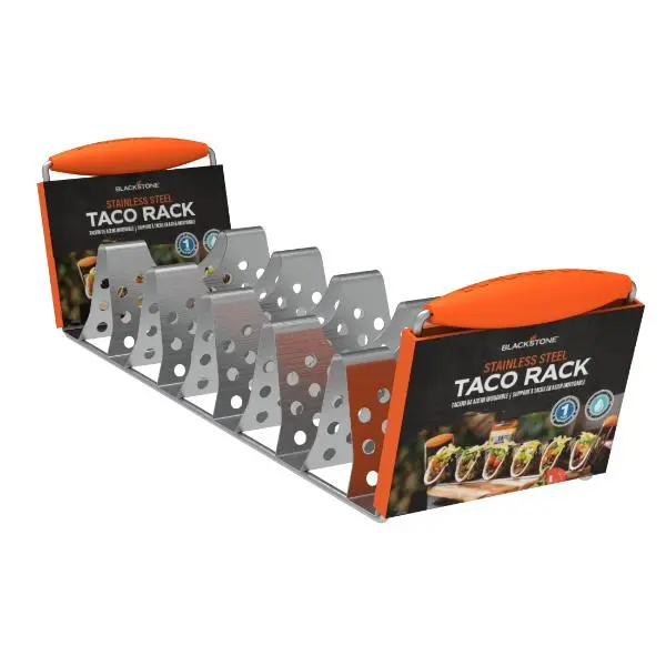 Blackstone Stainless Steel Taco Rack Holder with Handles