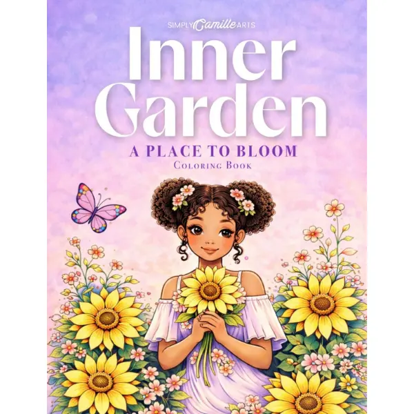 Inner Garden: A Place to Bloom Coloring Book Paperback – April 13, 2026