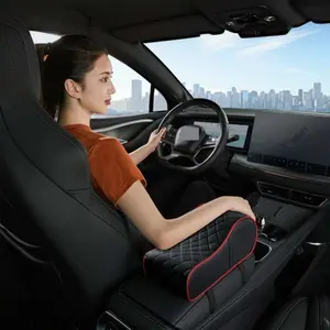 Car Armrest Booster Pad, Long Distance Driving Elbow Support, Universal Car Elbow Rest, Heightened and Extended, Warmth Included, Car Armrest Cushion
