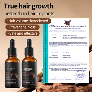 【FDA Hair Growth】 BlackSesame GinsengHair Care l Hair Loss Prevention Hair CarelPrevent hair loss | Strengthen hair roots | Nourish dry hair | Scalp care | Natural and organic ingredients | Hair growth essence | Suitable for men and women | oil Haircare