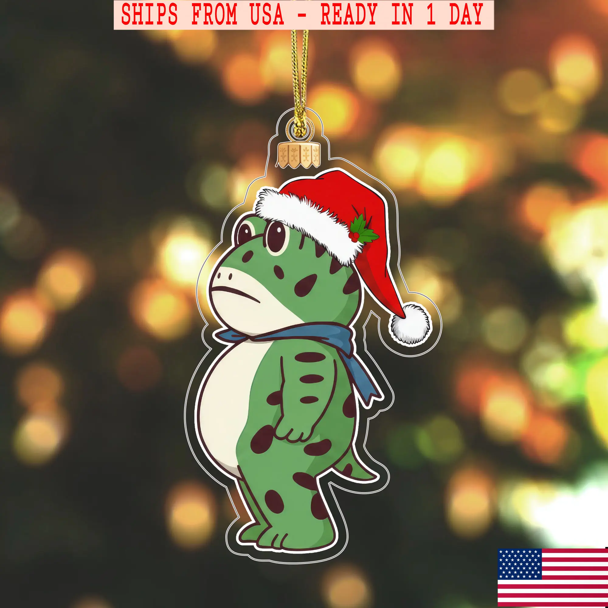 Freedom Frog Ornament 2025, Funny Portland Frog Ornament, Meme Christmas Acrylic Ornament, Viral Internet Tree Decor, Quirky Holiday Gift Idea, Frog Humor Ornament, Freedom Vibes Decor, Funny Meme Ornament, Unique Tree Decoration, Trendy Christmas Gift