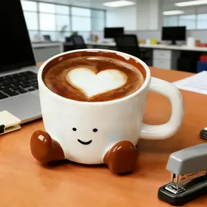 Funny Mug, 380ML/12.8oz Unique Ceramic Coffee Tea Cup, Perfect Holiday Gift for Family Friends Colleagues, Office Gift Idea