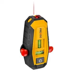 #Summervibes PREXISO 2-in-1 Line Laser Level with Magnetic Stud Finder, Compact Wood & Metal Detector with Bubble Vials for Accurate Markings, Multi Surface Wall Scanners Tool for Hanging Frames & Pictures