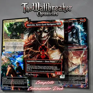 Titan Requiem MTG Commander Deck | 100 Card EDH Proxy Set + Tokens | Custom Fantasy Art
