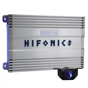 Hifonics BG-1300.1D Brutus Gamma Mono D 1300W Car Audio Subwoofer Amp, Bass Knob