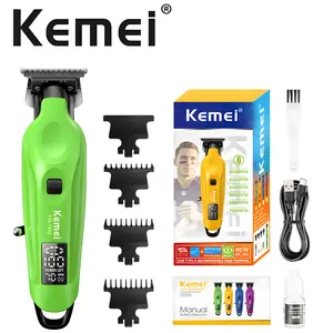 Kemei Km-1693 Men's Professional Hair Trimmer, USB Charging, 7000rpm High Precision Carving Razor, 1200mah Battery, Adjustable Speed