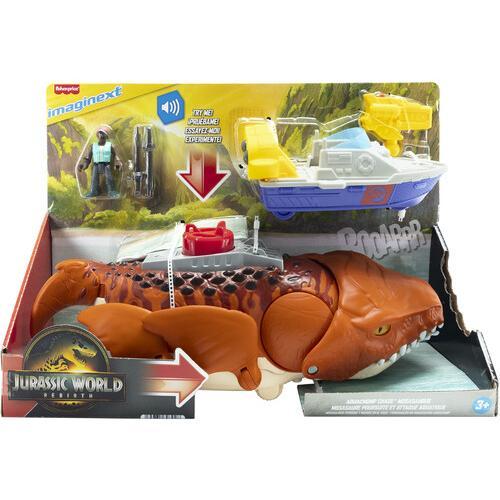 Fisher Price - Jurassic World: Rebirth Imaginext Aquachomp Chase Mosasaurus  [Collectible Figurine/Statue/Bust] figurine/statue
