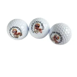 Funny joke Daley quote golf balls printed  3X balls
