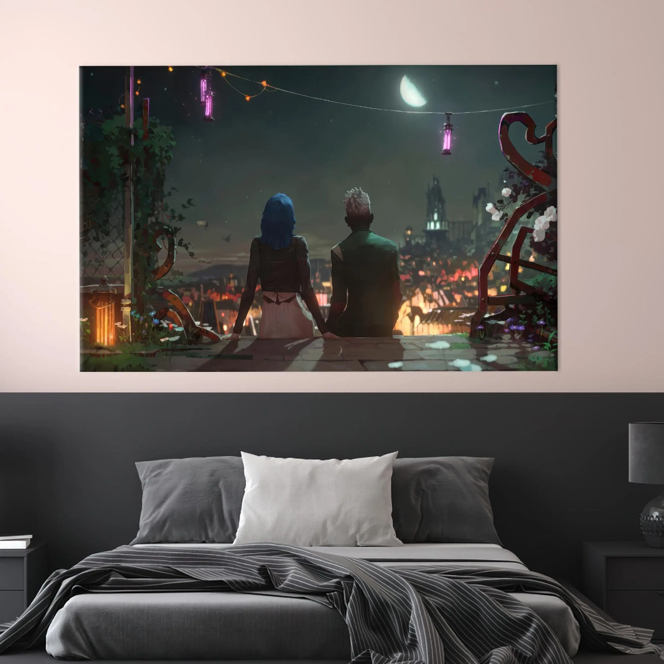 Arcane Jinx and Ekko in Love Video Game Poster, Arcane Season 2 LOL Maybe in Another Life Game Posters (NO FRAME)