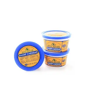 River Cheese Spreads 3Pack| (3) 8 oz Tubs| SHELFSTABLE Gourmet Wisconsin Pub Cheese Spread (Sharp Cheddar)