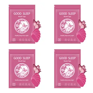 Mouth Tape for Sleeping 120/60/30 Strips 4/2/1-Month Supply ， Soft ， Hypoallergenic ，Gentle ，Super Breathable Stop Snoring Sleep Tape ， Pink and Black ， sleep aid supply ， Anti-Snoring Comfort Tape for Skin ， strong adhesive sleep strip， healthcare， ultra