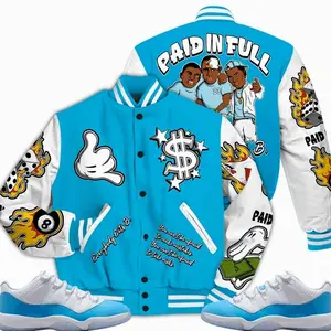 11 Low University Blue Varsity Jacket, Low University Blue 11s Outfits, Money Paid In Full Unisex T-Shirts To Matching Sneakers