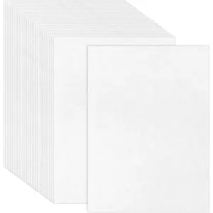 30 Pieces Shrink Plastic Sheets Shrink Art Paper for Crafts DIY Keychain Making 7.9 X 5.7 inch
