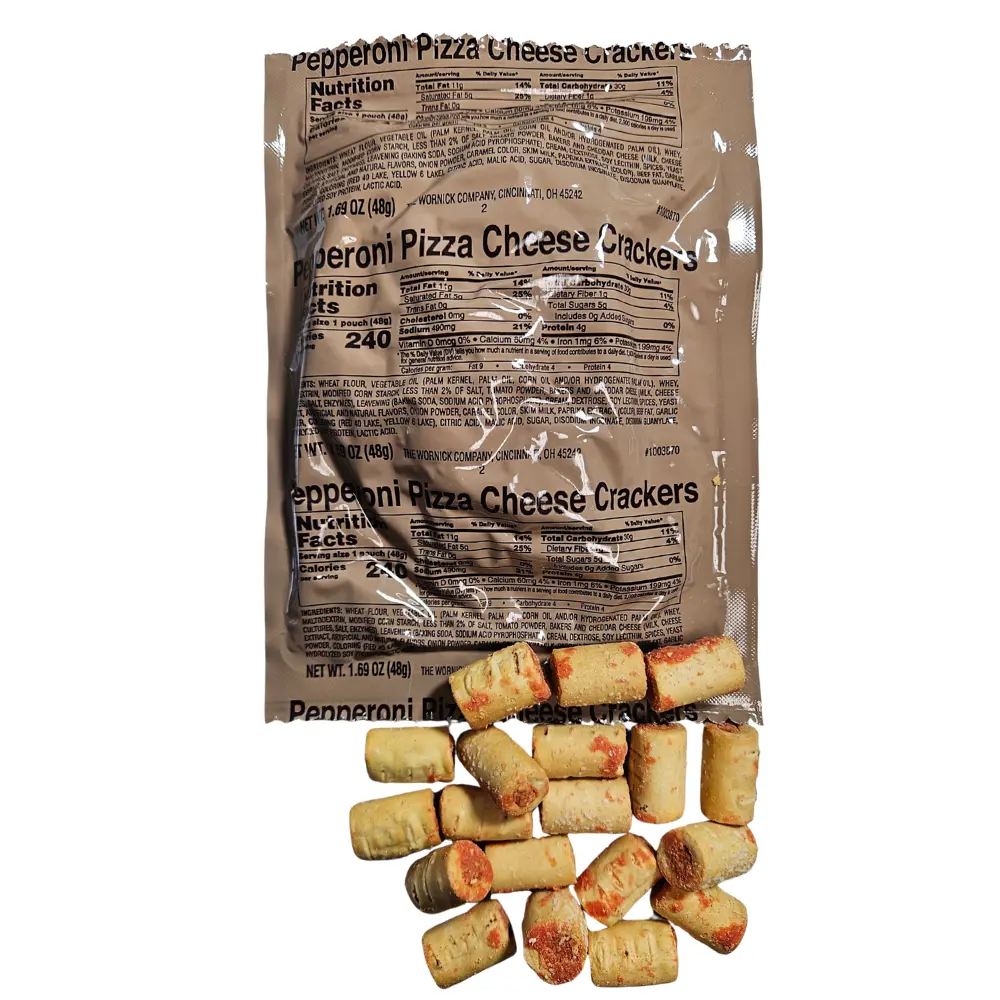 MRE Crackers - Pepperoni Pizza MRE Crackers - Pepperoni Pizza