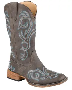 Women's Women'S Riley Western Boot Broad Square Toe - 09-021-1903-3472 Br