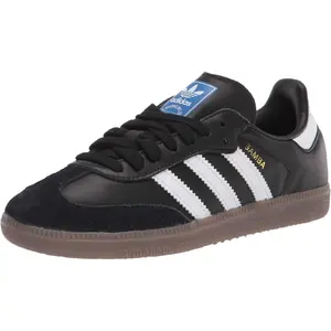 Men's adidas Samba OG Core Black/Footwear White-Gum (B75807)