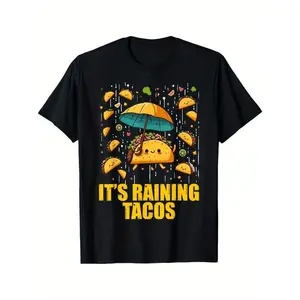 Summer t Shirts It'S Raining Tacos Funny Taco Lovers kids girls boys T-Shirt