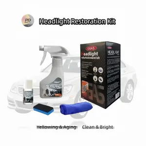 Restoration Kit – Guaranteed To Last As Long As You Own Your Vehicle – Brings Headlights Back to Like New Condition - No Power Tools Required Aging Car
